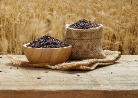 Benefits from the black rice to your health