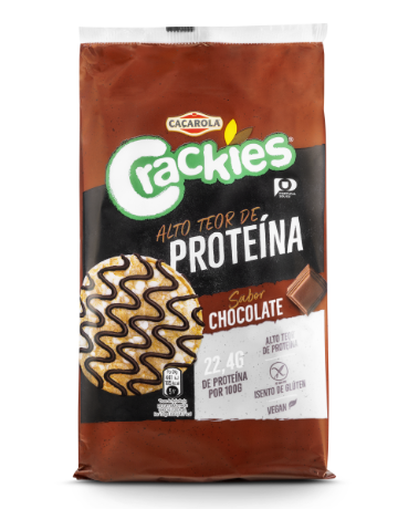 whole rice crackies with high protein and chocolate