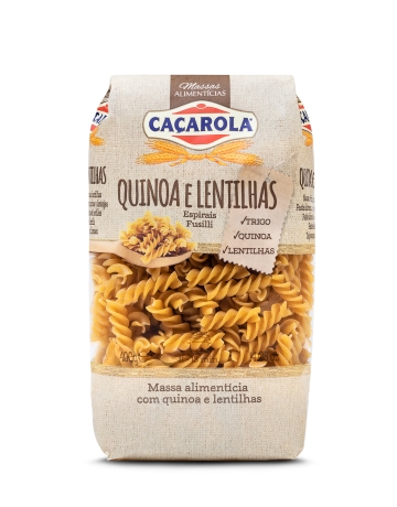 Espirais Quinoa e Lentilhas